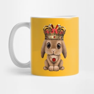 Cute Royal Bunny Wearing Crown Mug